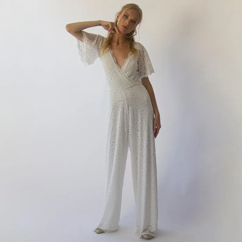 Jumpsuit with belt #1309
