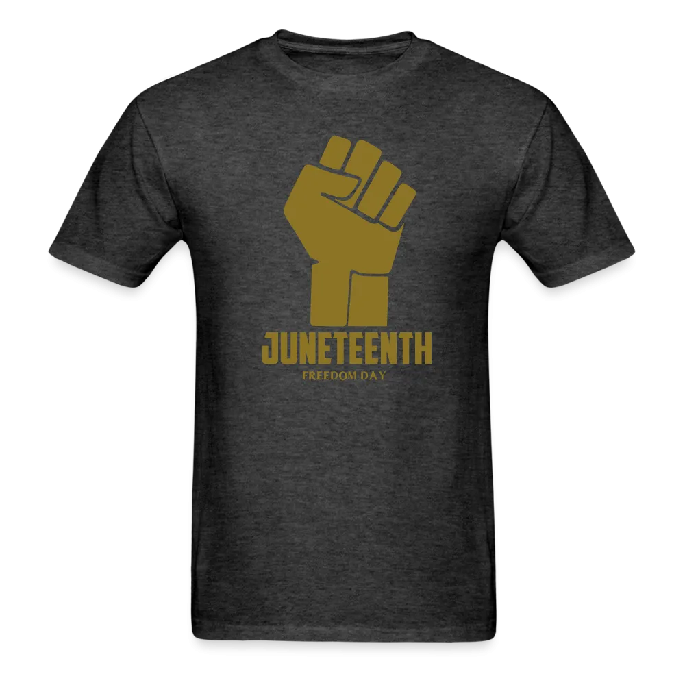 Juneteenth Freedom Day Metallic Fist T-Shirt
