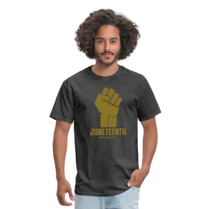 Juneteenth Freedom Day Metallic Fist T-Shirt