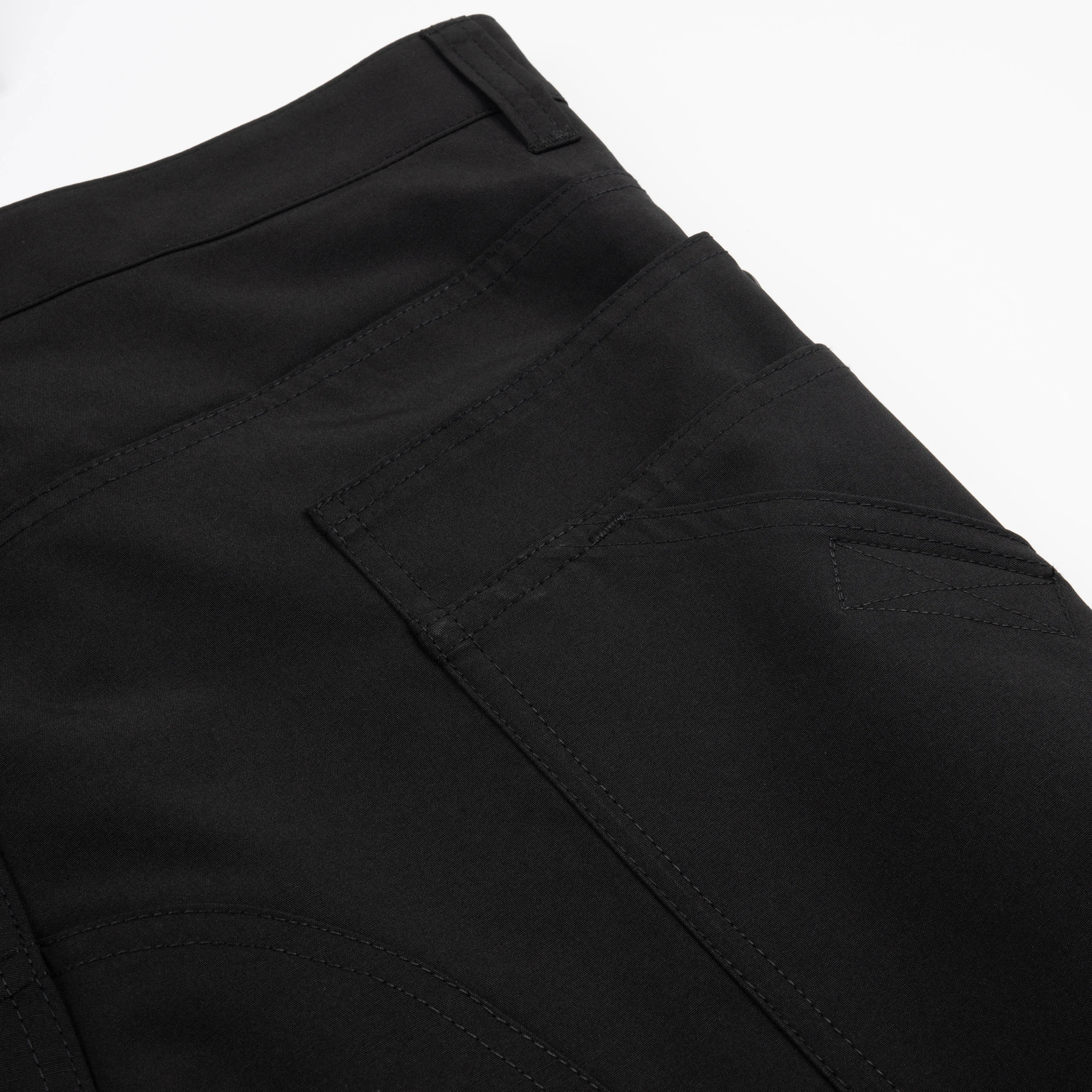 JW MAN Wide-Fit Cargo Pants Black WM-P007-051