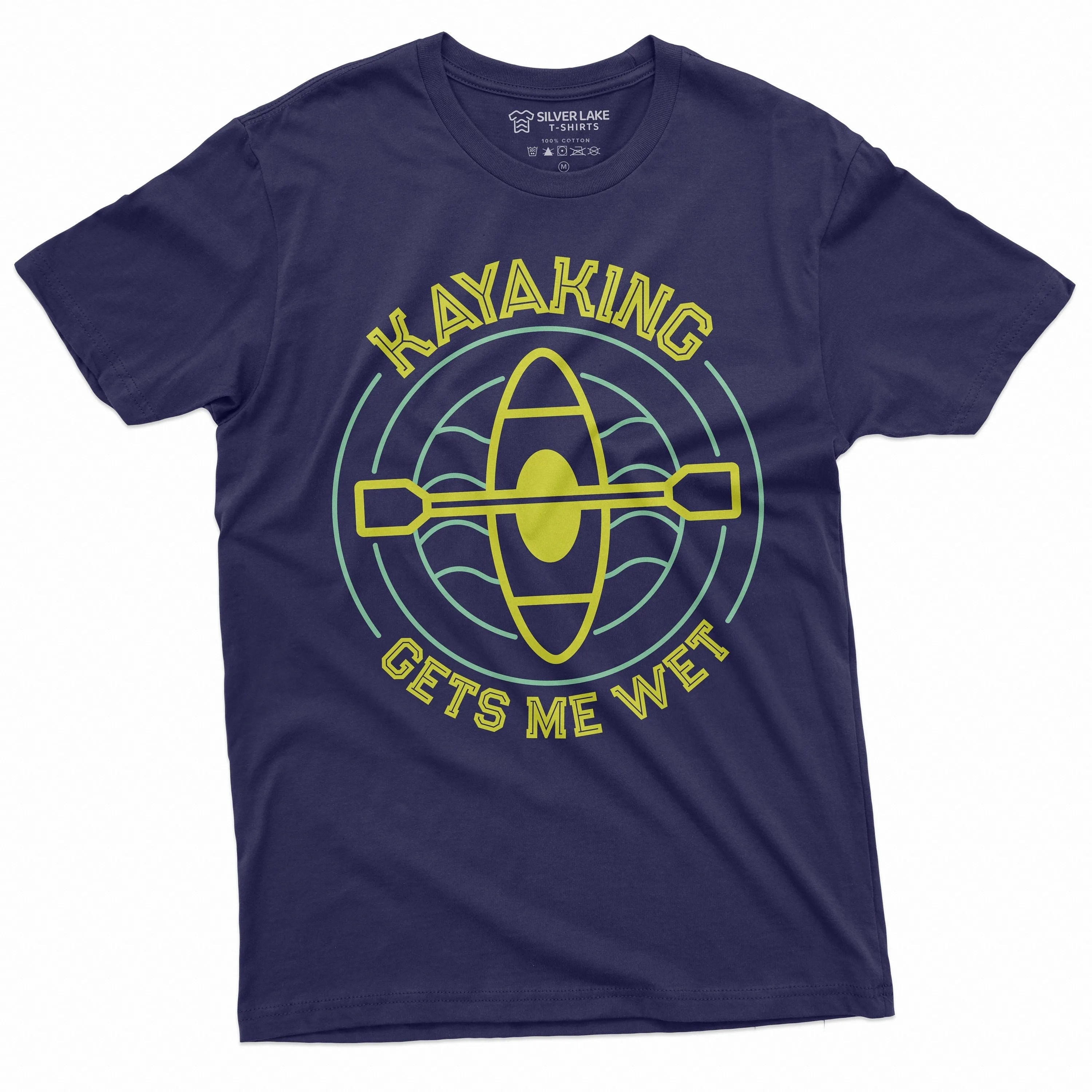 Kayaking funny Tee shirt Waters Sports Kayak Double meaning Gets me wet Sportsman Mens Womens Gift Shirt