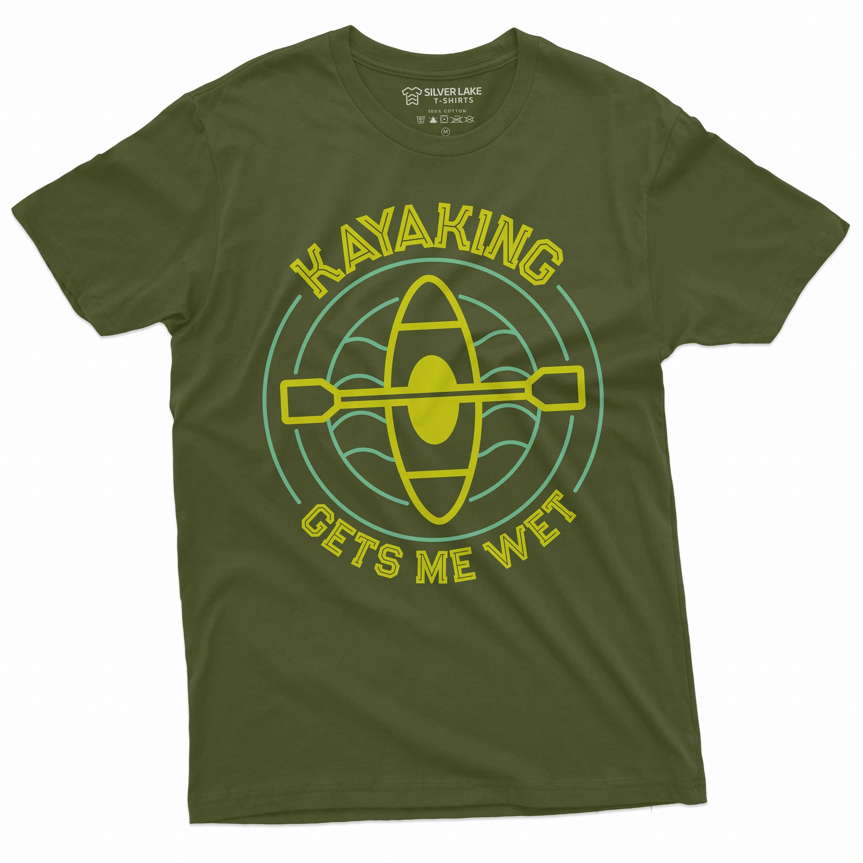 Kayaking funny Tee shirt Waters Sports Kayak Double meaning Gets me wet Sportsman Mens Womens Gift Shirt