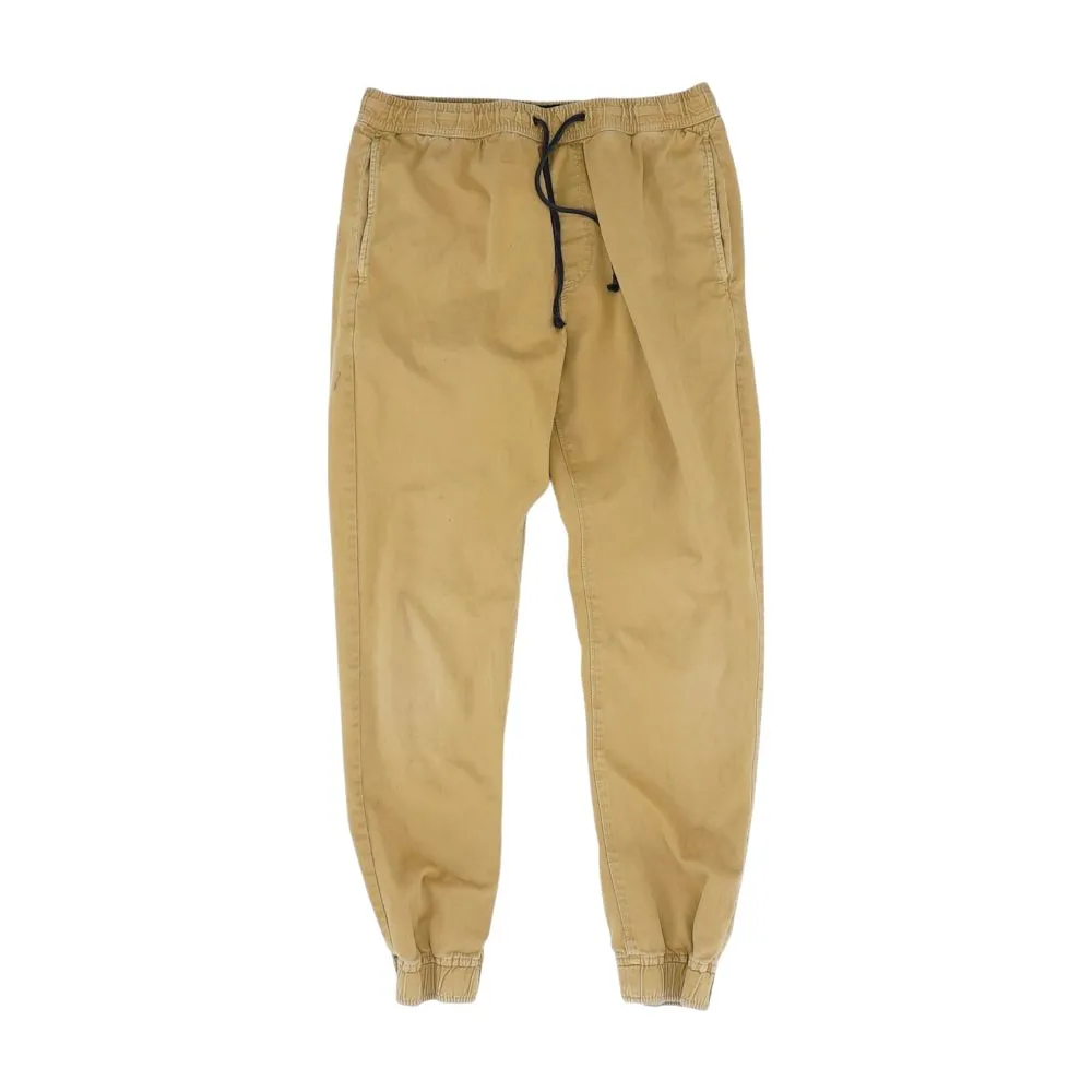 Khaki Solid Chino Pants