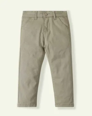 Khaki Straight Fit Chinos