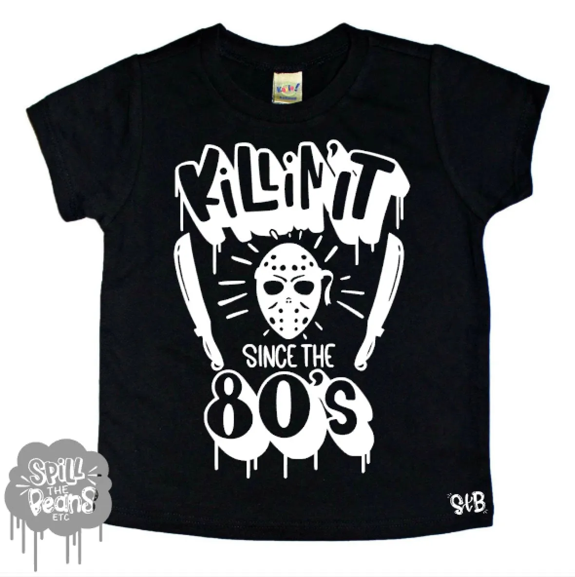 Killin' It Since the 80's Michael Myers Halloween Shirt *WHITE INK ONLY*