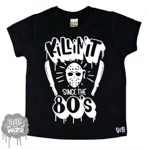 Killin' It Since the 80's Michael Myers Halloween Shirt *WHITE INK ONLY*