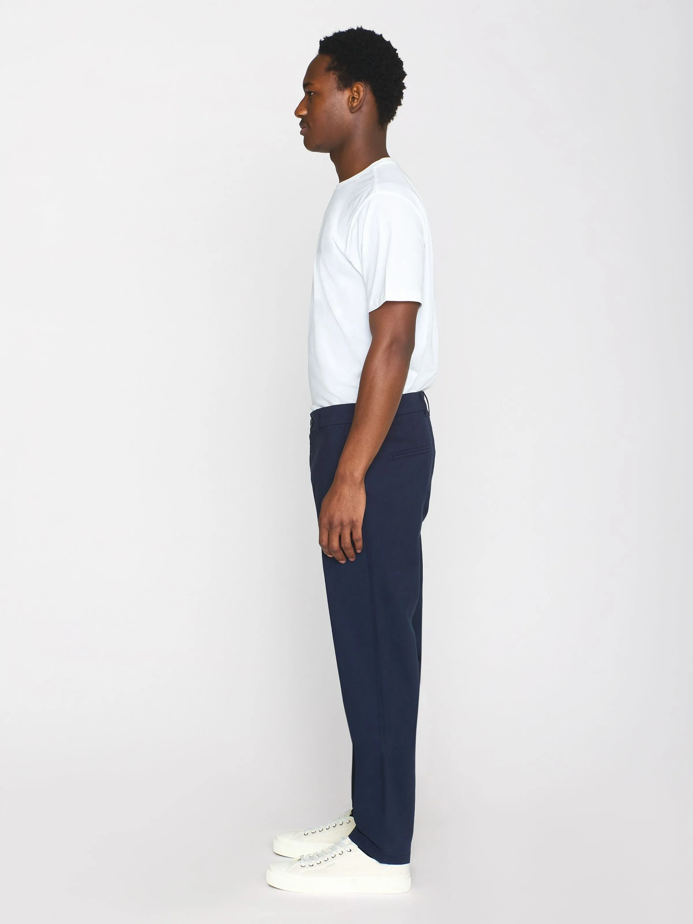 KNOWLEDGE COTTON APPAREL Chuck Regular Chino Twill Pants total eclipse