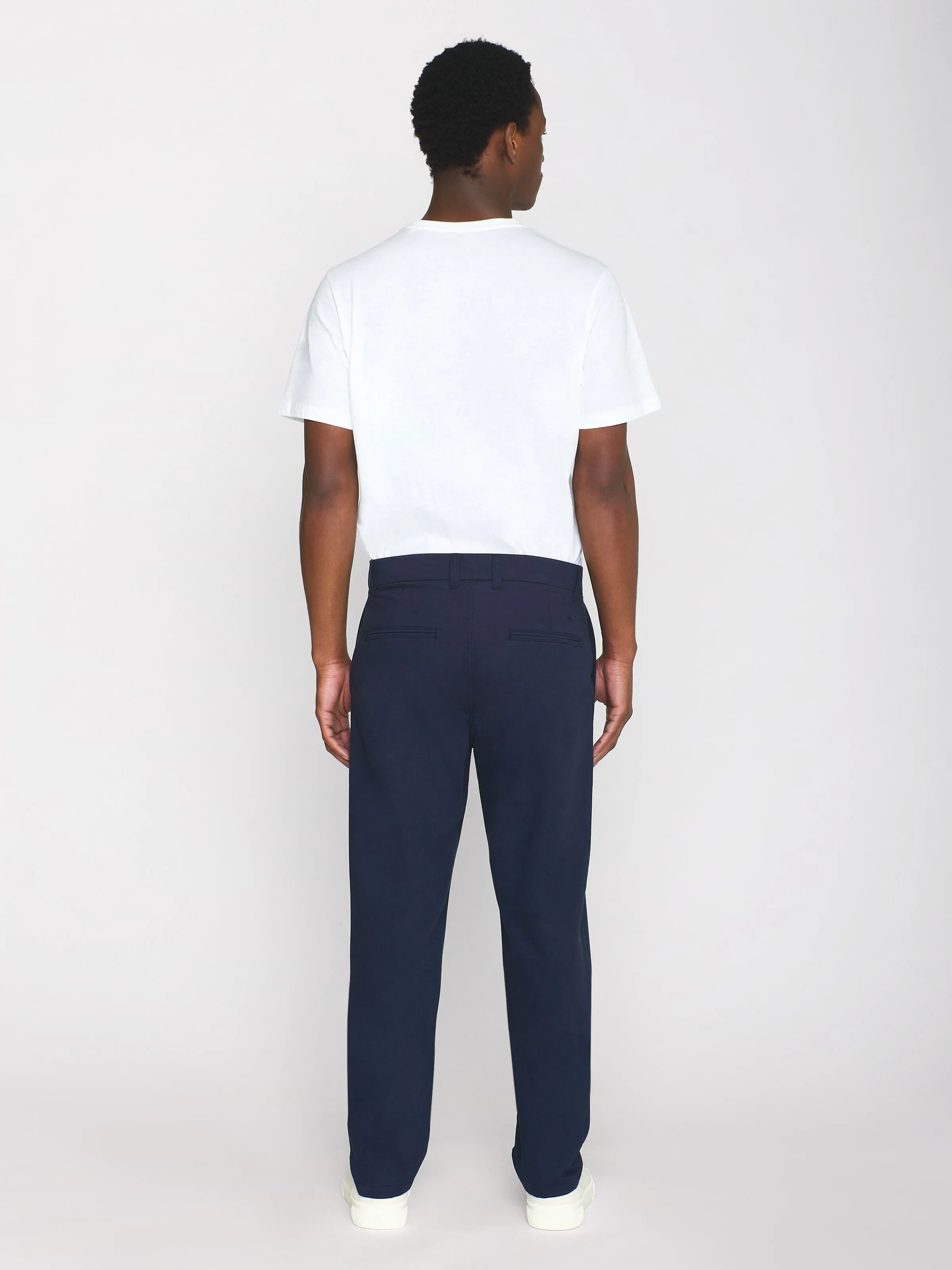 KNOWLEDGE COTTON APPAREL Chuck Regular Chino Twill Pants total eclipse
