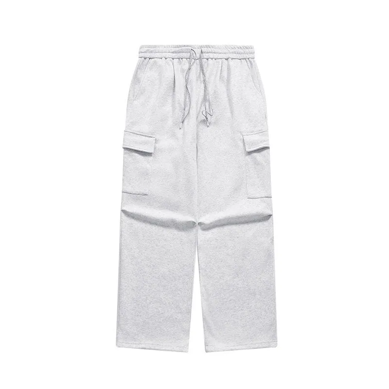 Korean Style Bristles Dopamine Wide Leg Pants 2023 Autumn And Winter New Fashionable Brand Loose Men's And Women's Pants