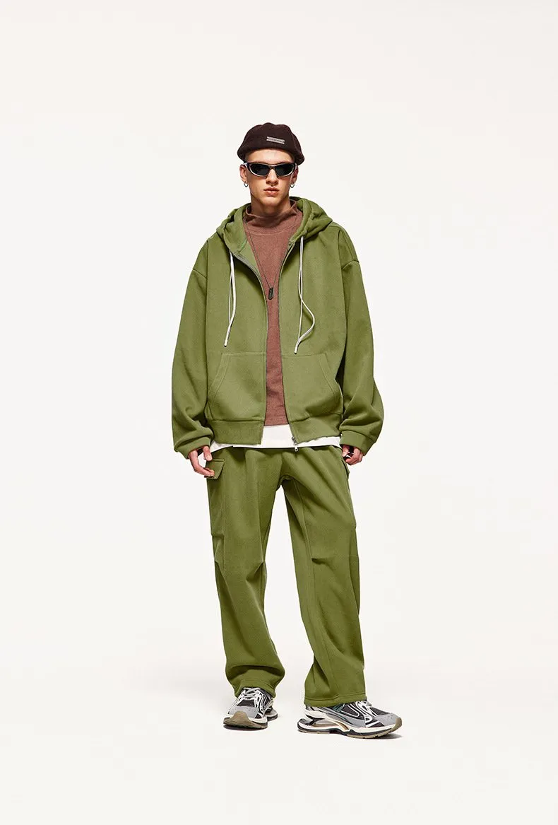 Korean Style Bristles Dopamine Wide Leg Pants 2023 Autumn And Winter New Fashionable Brand Loose Men's And Women's Pants