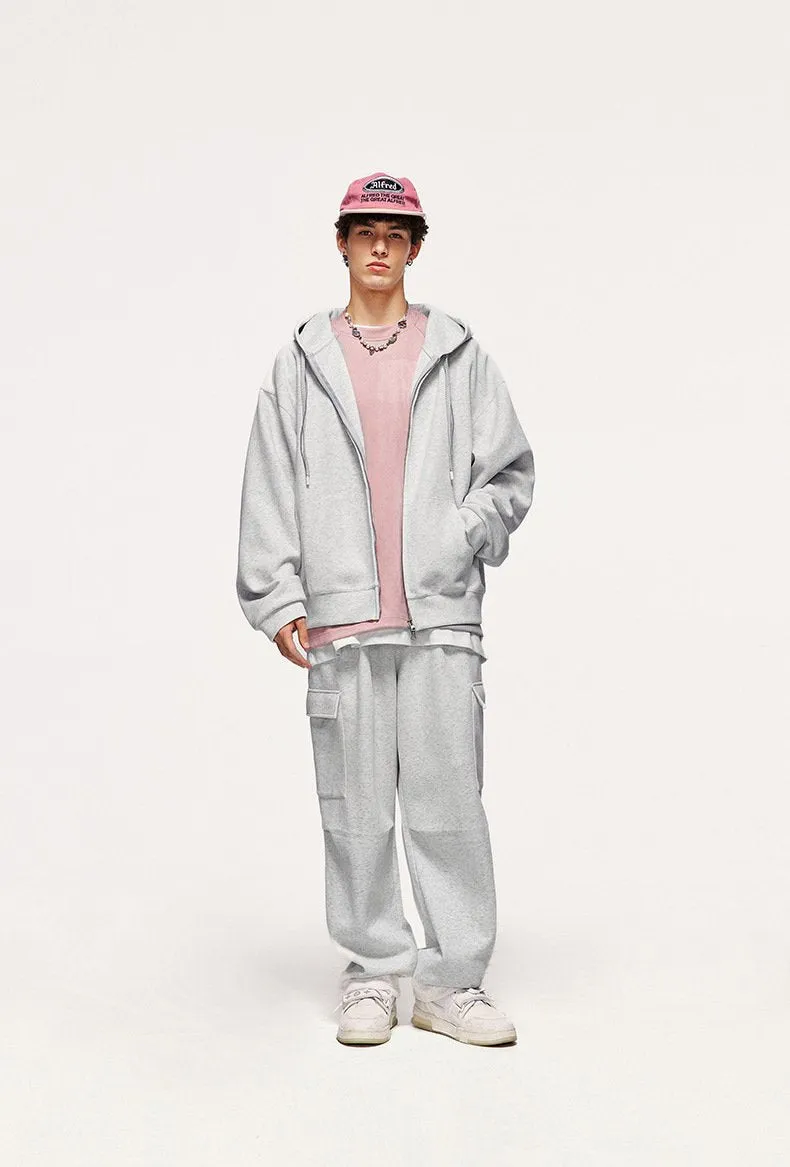 Korean Style Bristles Dopamine Wide Leg Pants 2023 Autumn And Winter New Fashionable Brand Loose Men's And Women's Pants