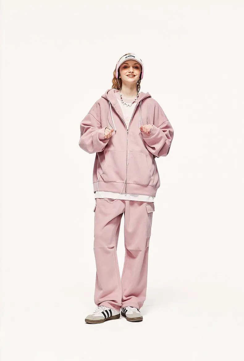Korean Style Bristles Dopamine Wide Leg Pants 2023 Autumn And Winter New Fashionable Brand Loose Men's And Women's Pants