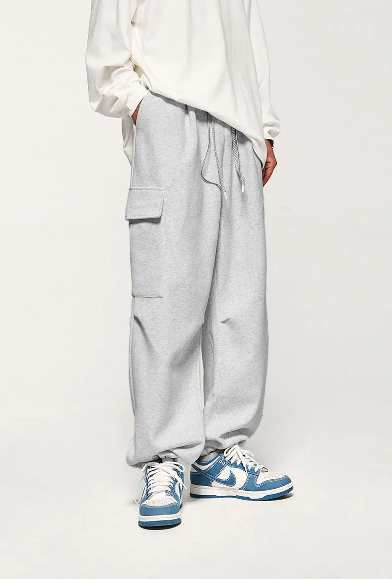 Korean Style Bristles Dopamine Wide Leg Pants 2023 Autumn And Winter New Fashionable Brand Loose Men's And Women's Pants