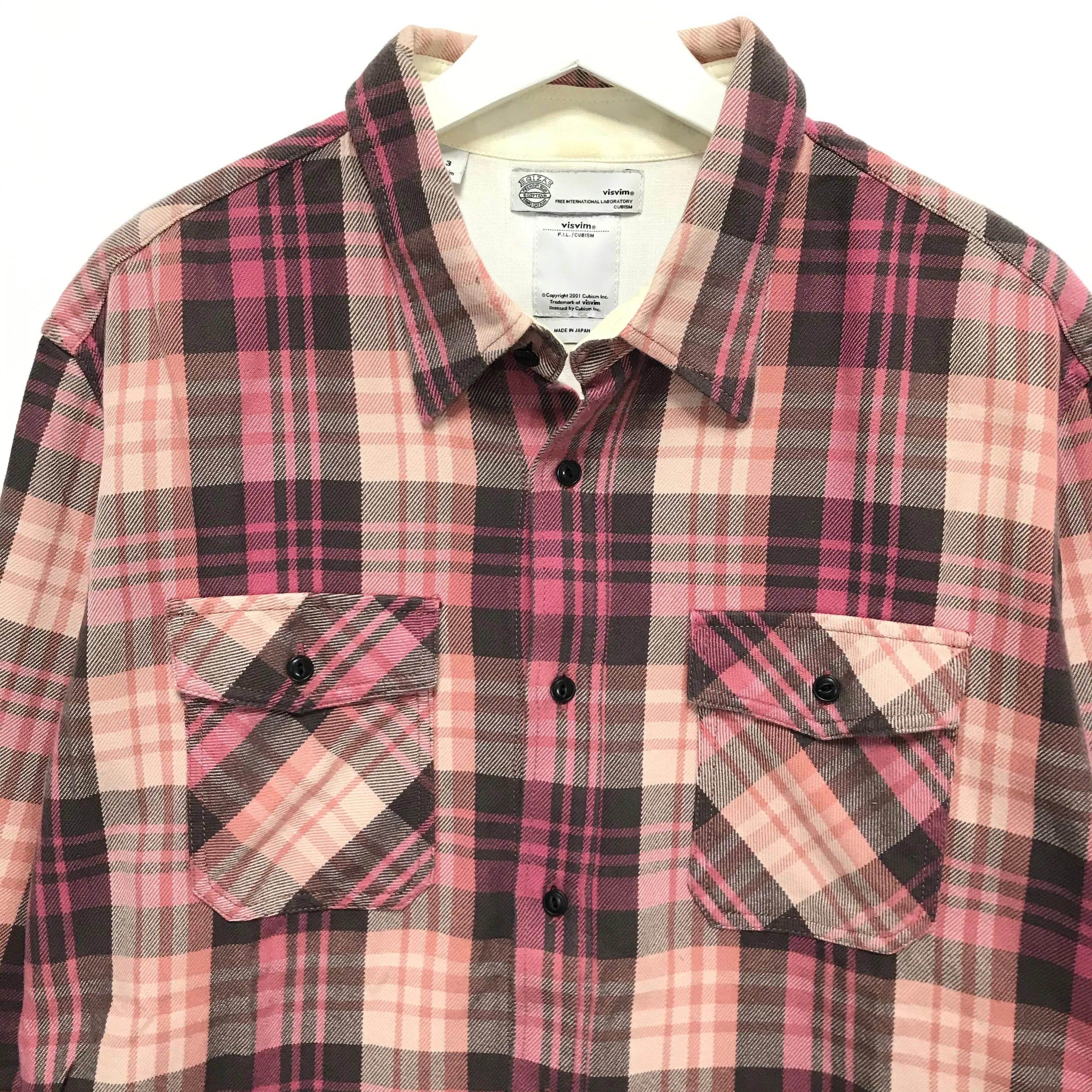 [L] Visvim 11AW Black Elk Flannel L/S Shirt