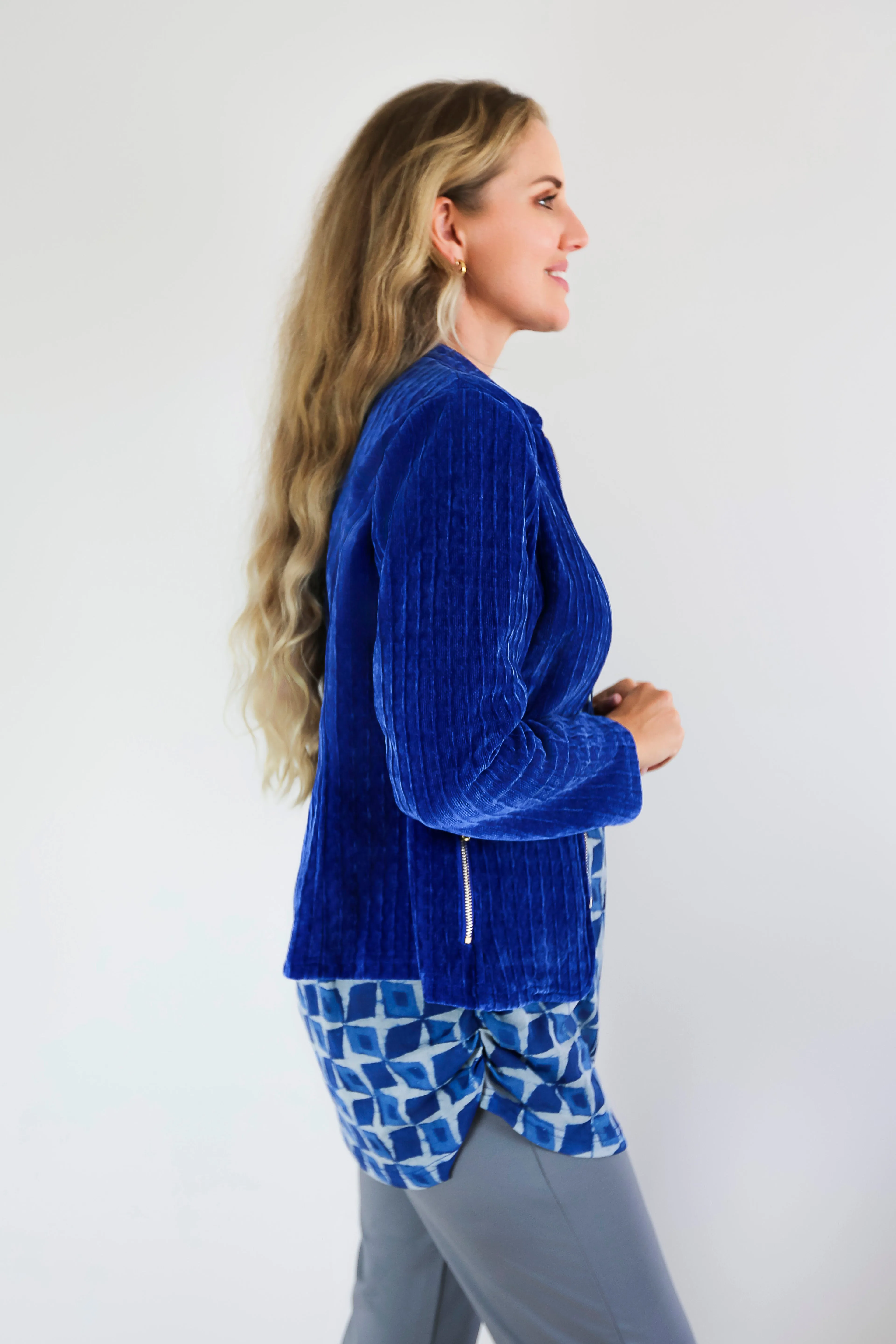 Larosela Zipper Front Jacket