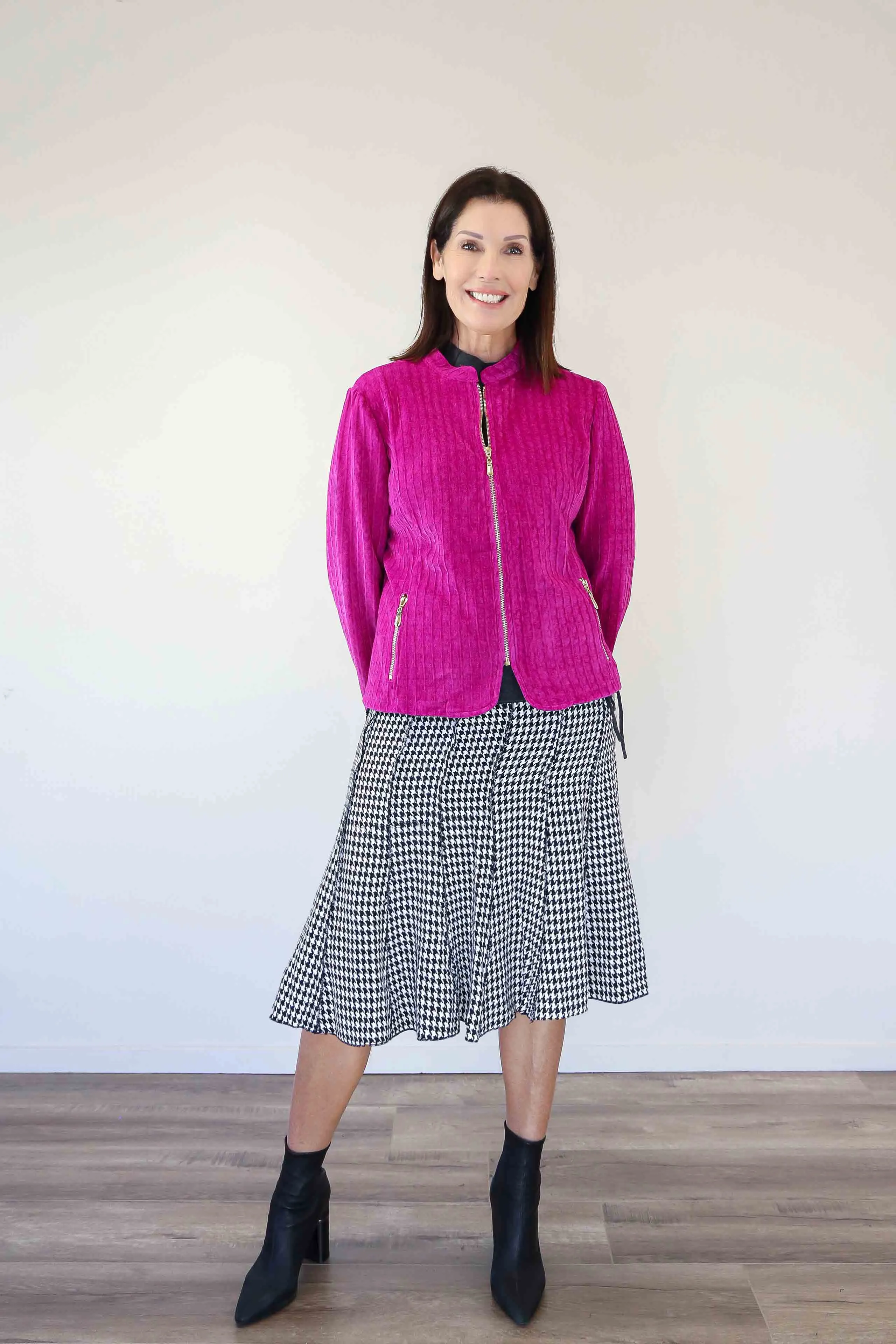 Larosela Zipper Front Jacket