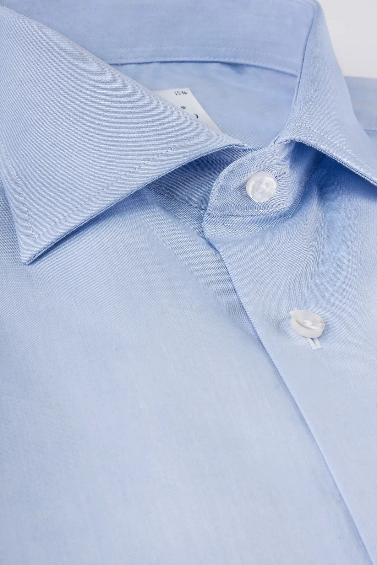 Light blue non iron regular fit shirt