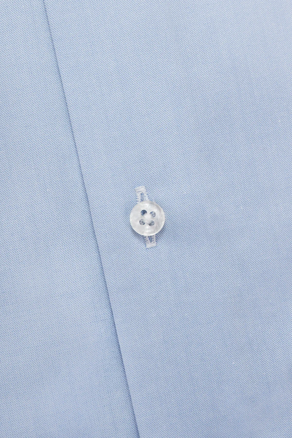 Light blue non iron regular fit shirt