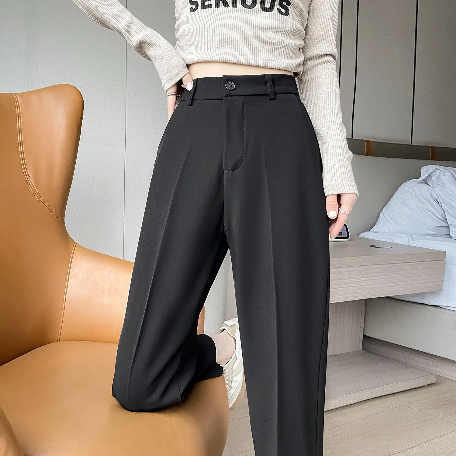 Lightweight and Breathable Women's Slacks for All-Day Wear