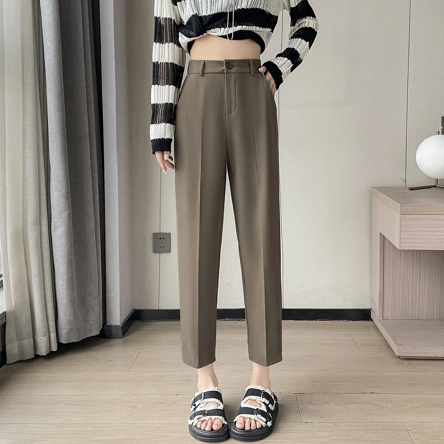 Lightweight and Breathable Women's Slacks for All-Day Wear