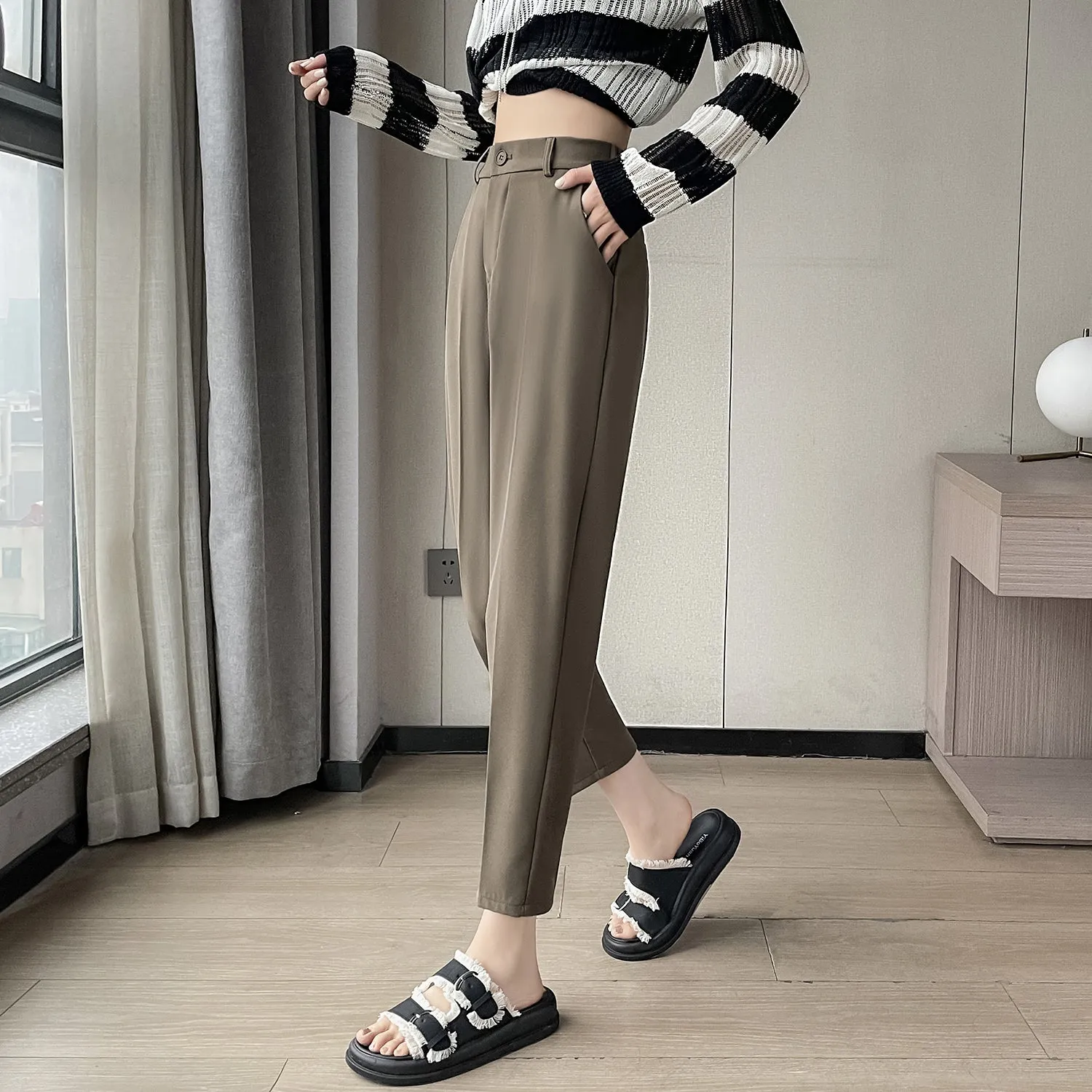 Lightweight and Breathable Women's Slacks for All-Day Wear