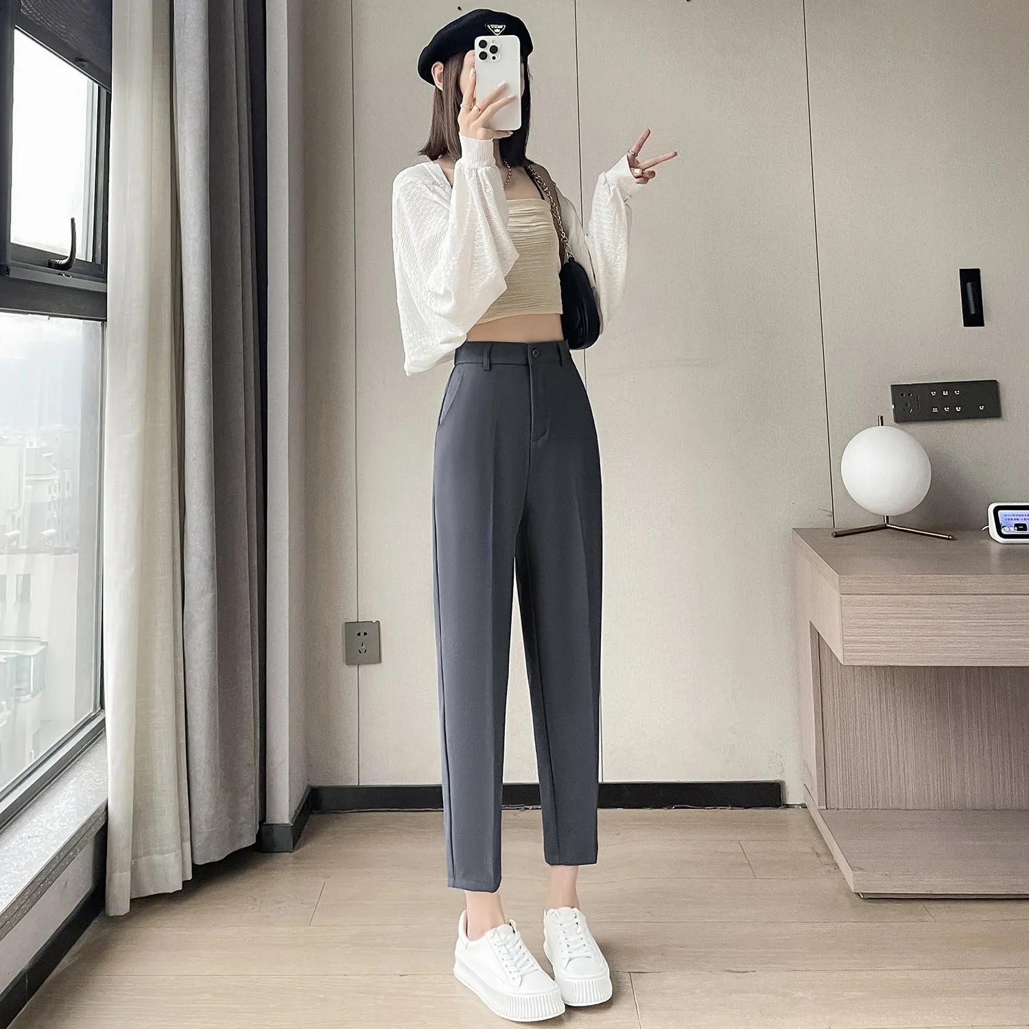 Lightweight and Breathable Women's Slacks for All-Day Wear