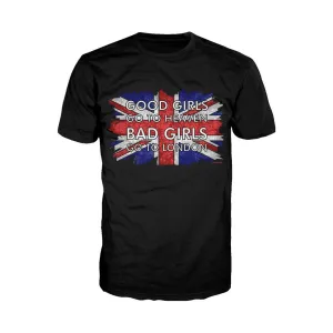 London Good Girls Go To Heaven  Bad Girls Go To London Men's T-shirt (Black)