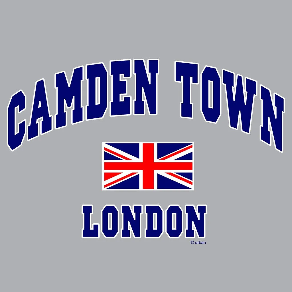 London Union Jack Camden Men's T-shirt (Heather Grey)