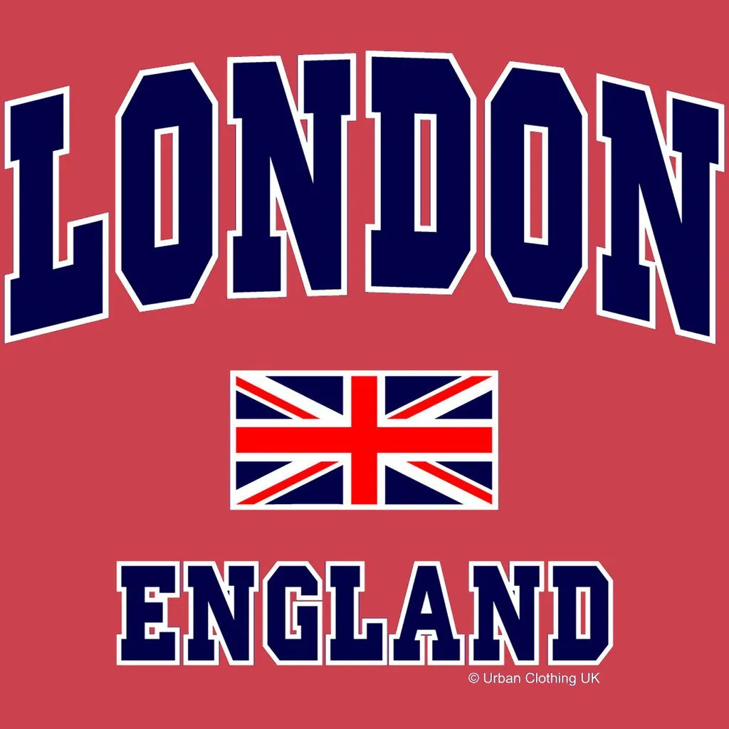 London Union Jack England Men's T-shirt (Red)