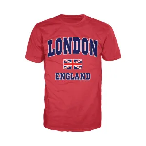 London Union Jack England Men's T-shirt (Red)