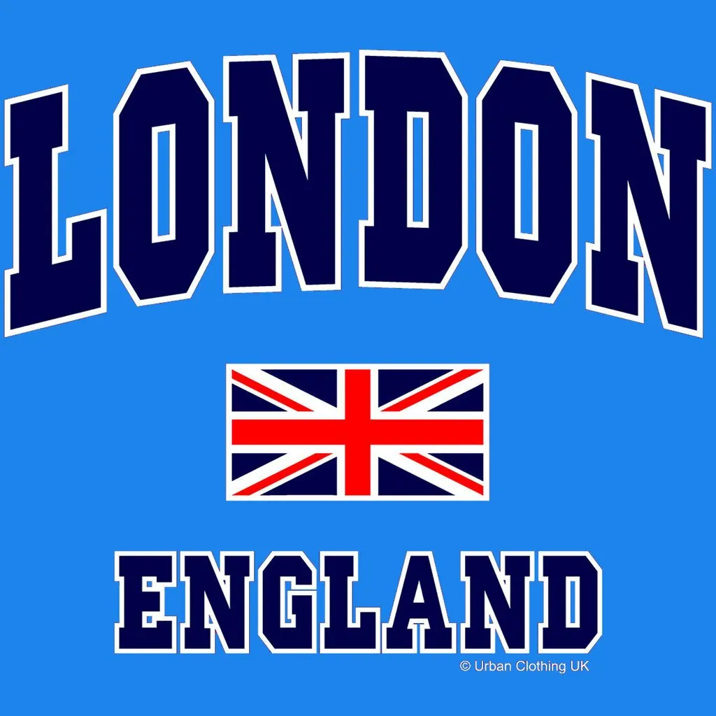 London Union Jack England Men's T-shirt (Royal Blue)