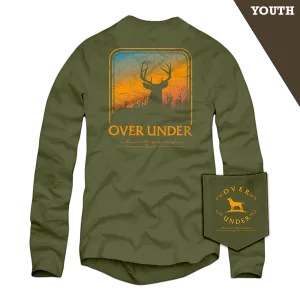L/S Youth Topo Deer T-Shirt Bearsnack