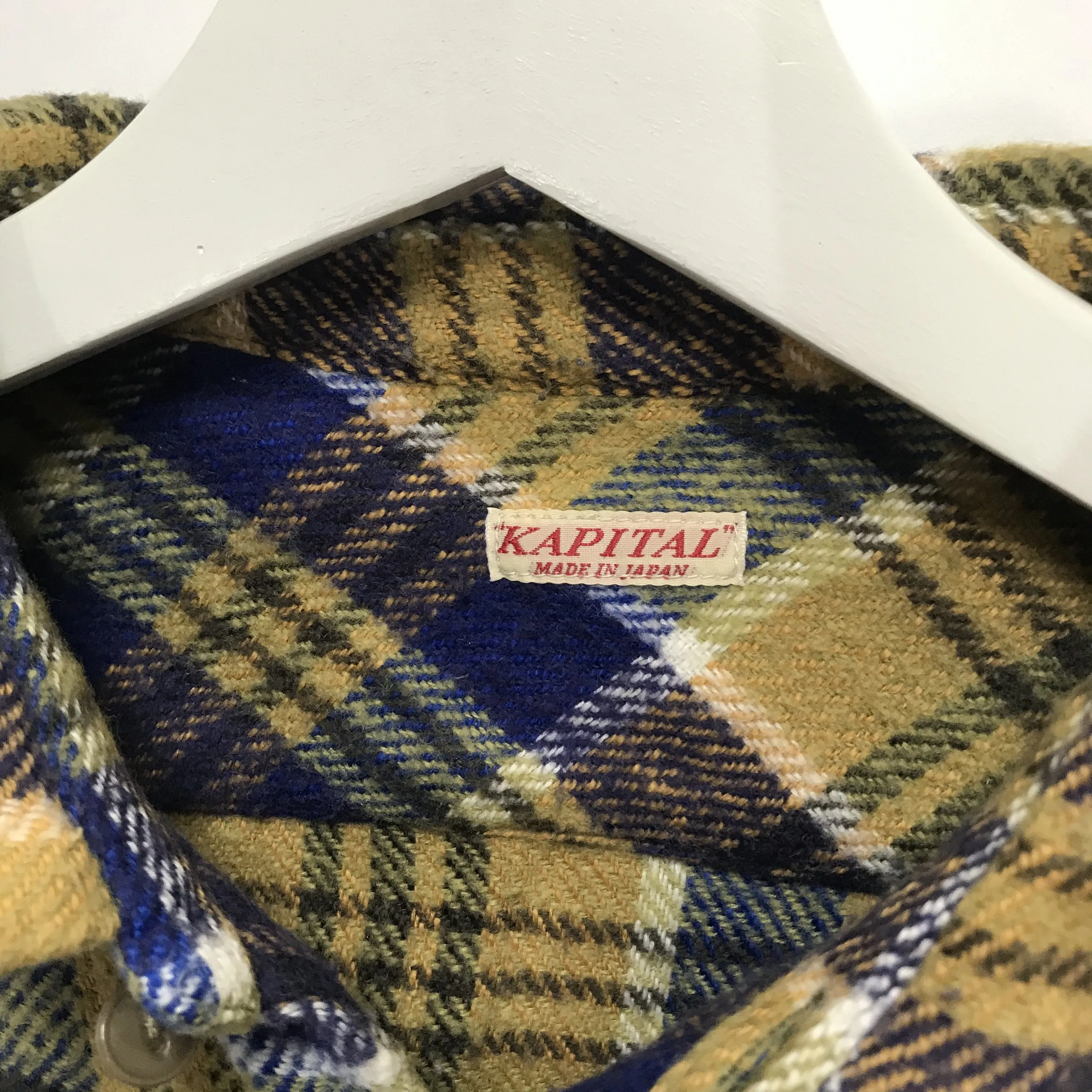 [M] Kapital Flannel L/S Shirt Yellow