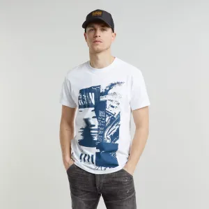 Magazine Print T-Shirt - White