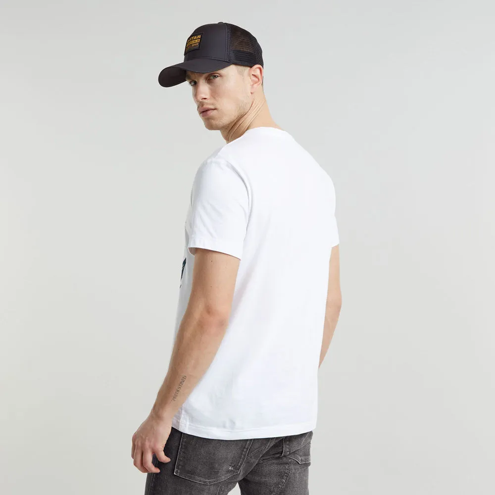 Magazine Print T-Shirt - White
