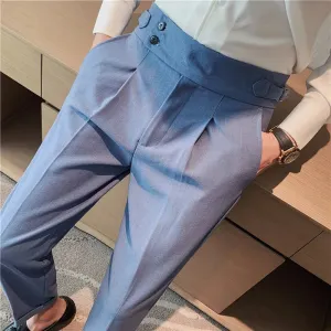 Maßgeschneiderte Mode Luxus Hoch Taillierte Gurkha-Hosen