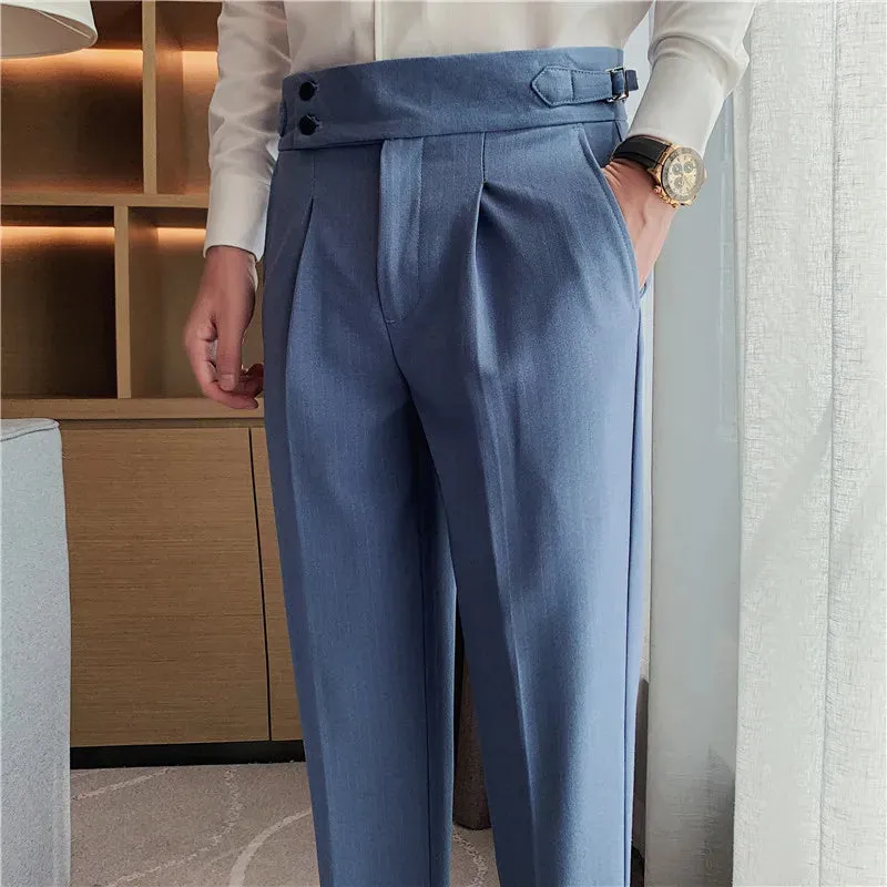 Maßgeschneiderte Mode Luxus Hoch Taillierte Gurkha-Hosen