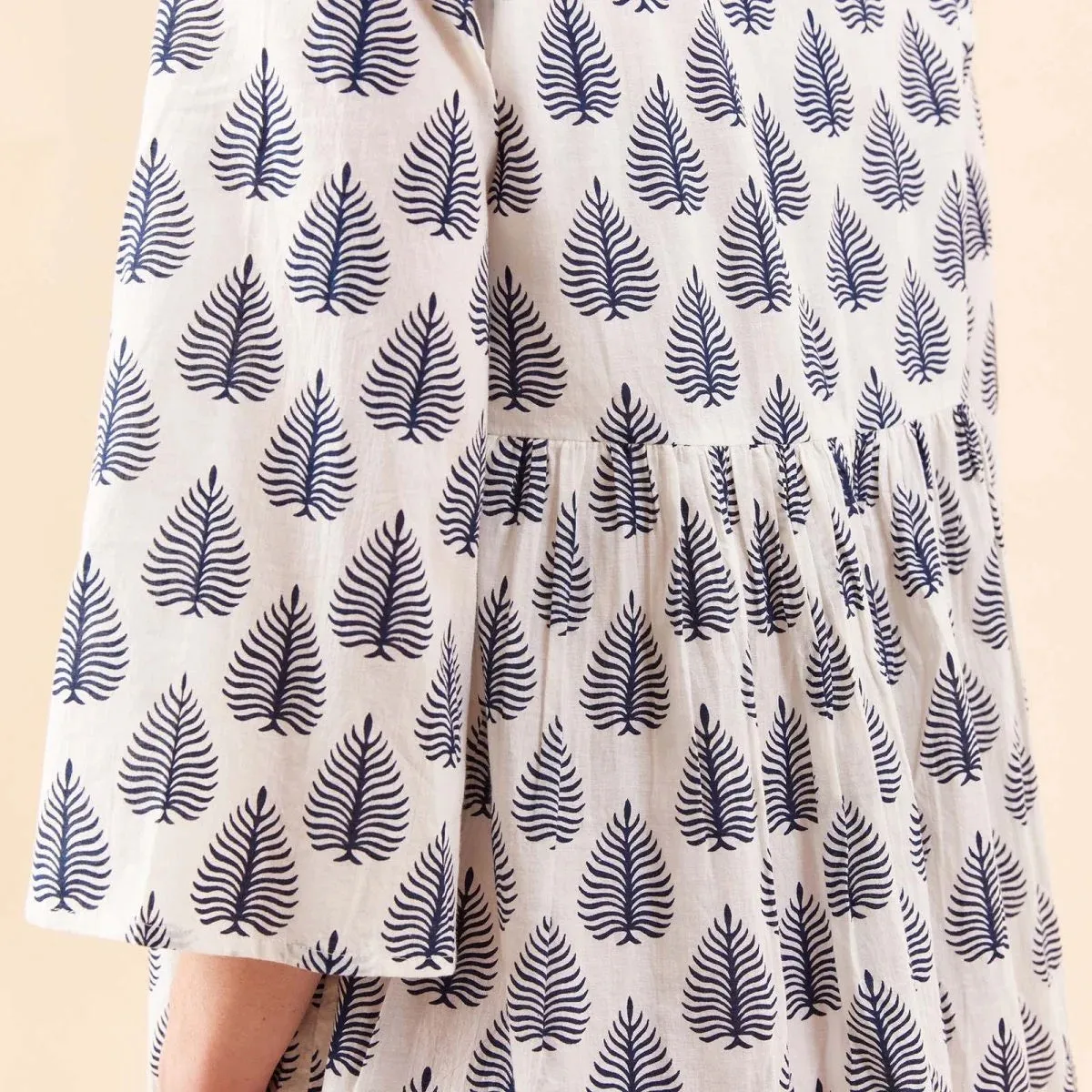 Makena Tier Navy Dress
