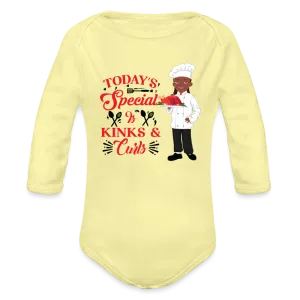 Master Chef Organic Long Sleeve Baby Bodysuit
