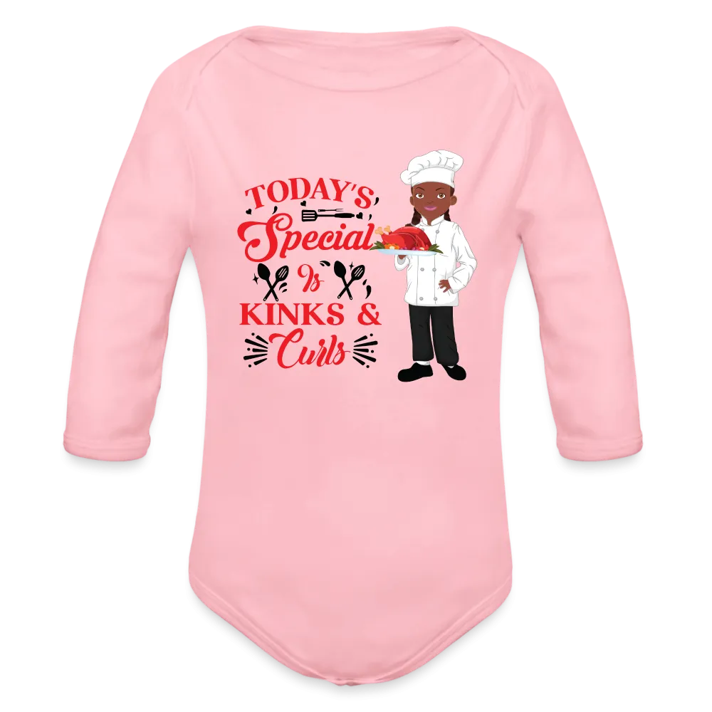 Master Chef Organic Long Sleeve Baby Bodysuit