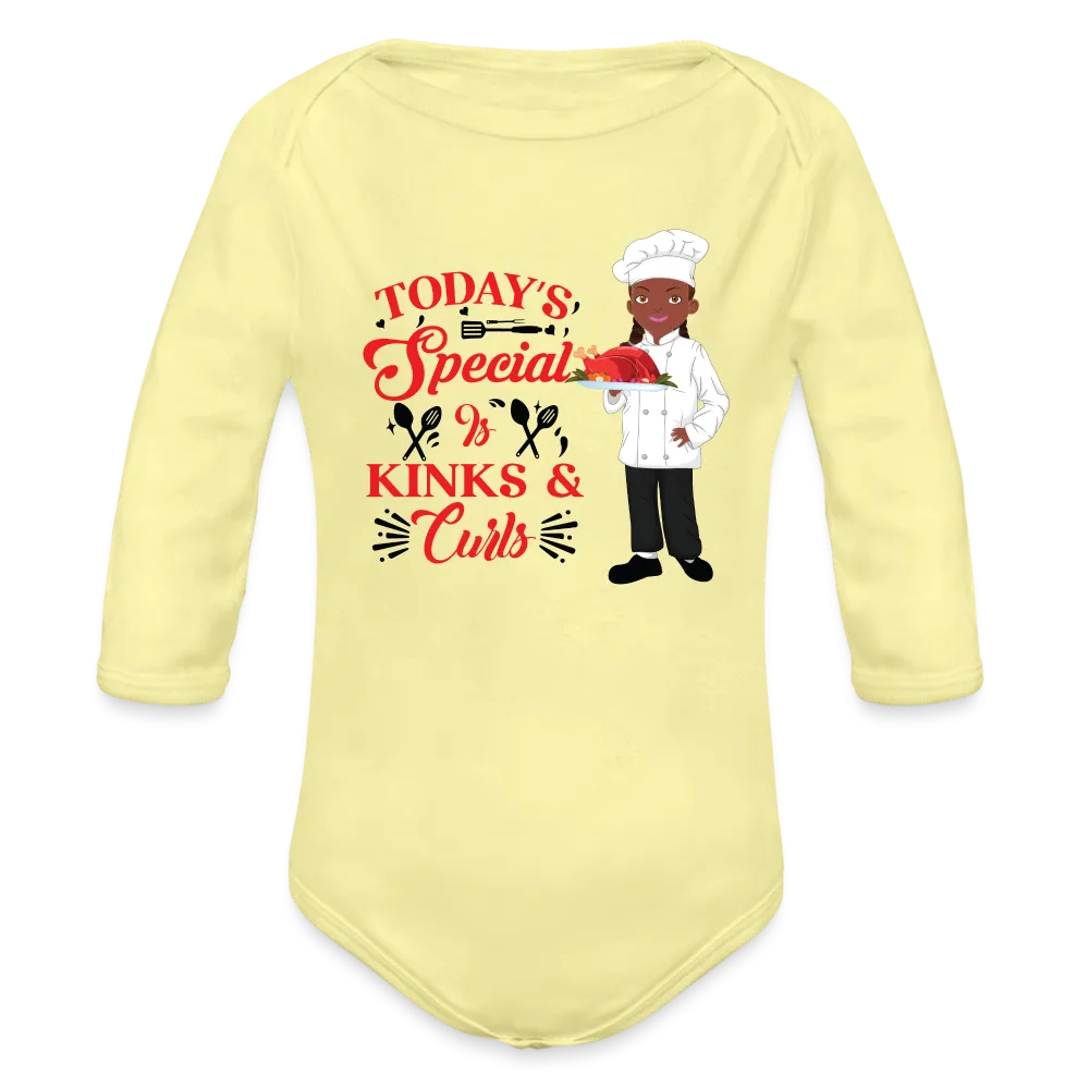 Master Chef Organic Long Sleeve Baby Bodysuit