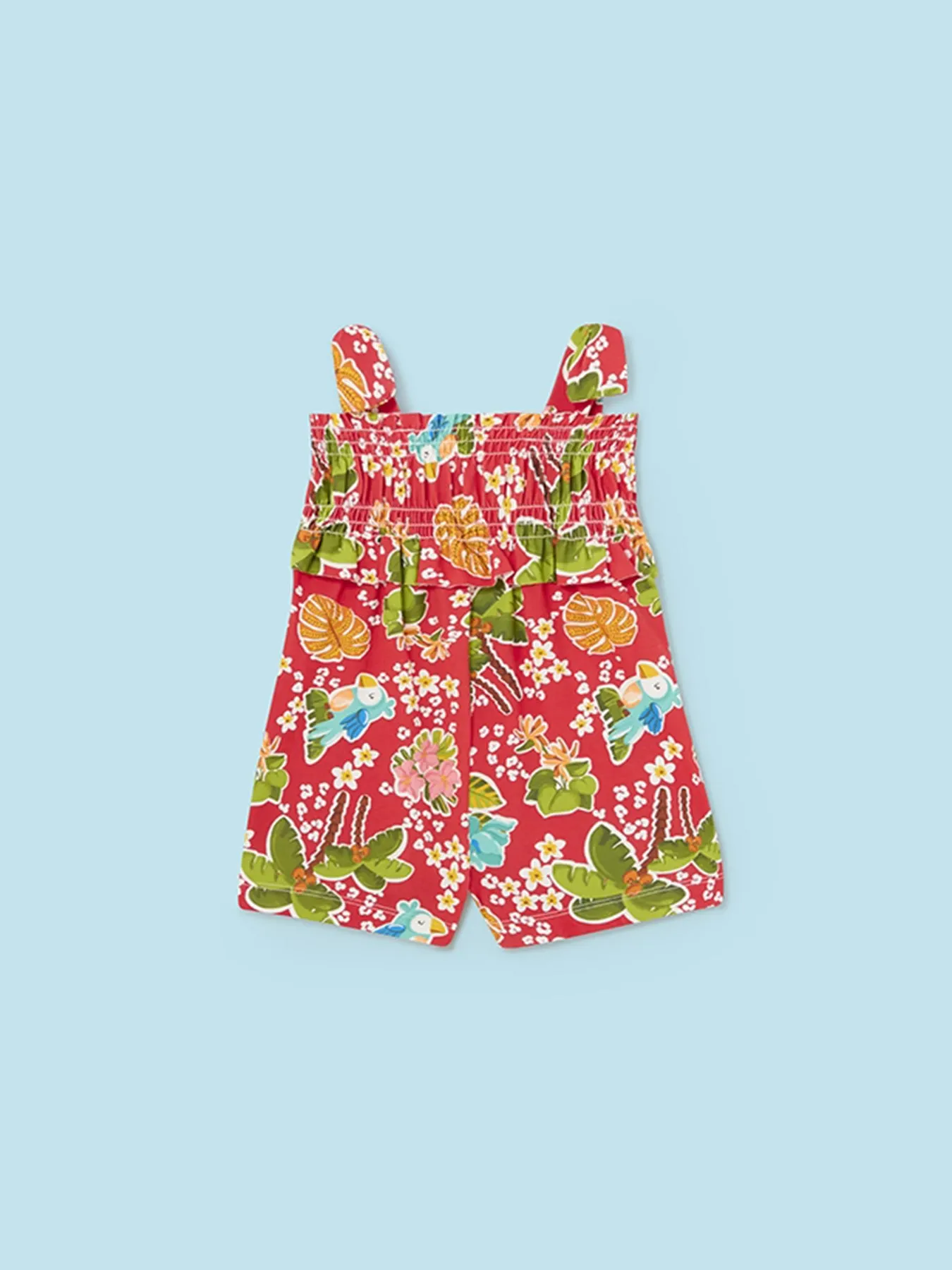 Mayoral Toddler Girl Tropical Print Playsuit