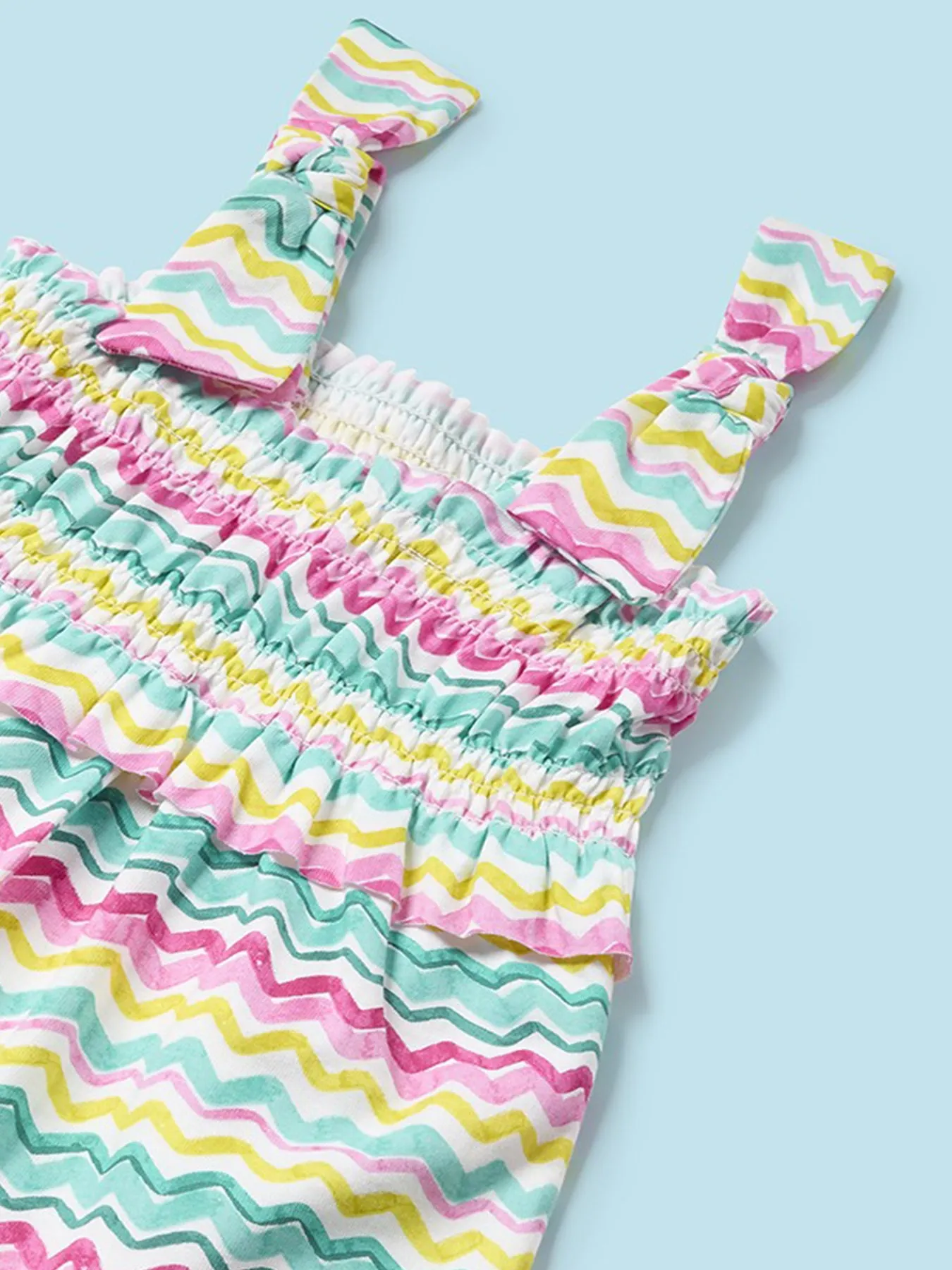 Mayoral Toddler Girl Zigzag Playsuit
