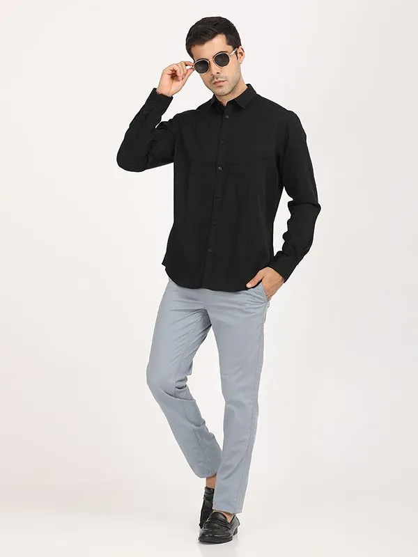 Men Brooklyn Fit Cotton Stretch Trouser