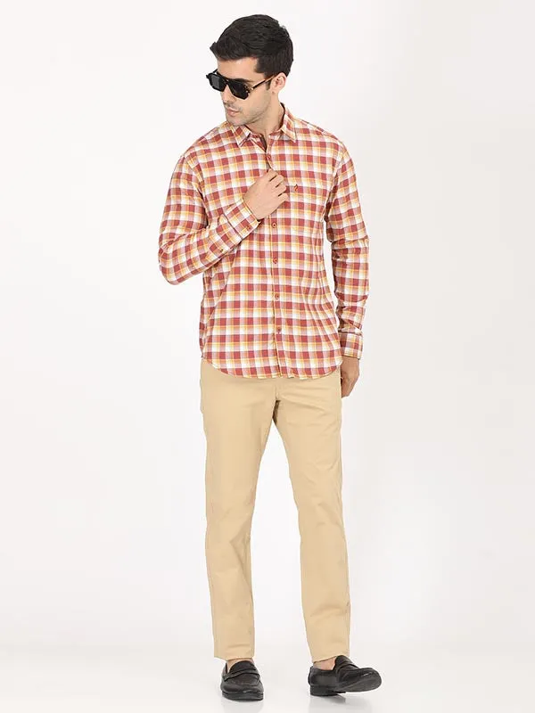 Men Brooklyn Fit Cotton Stretch Trouser