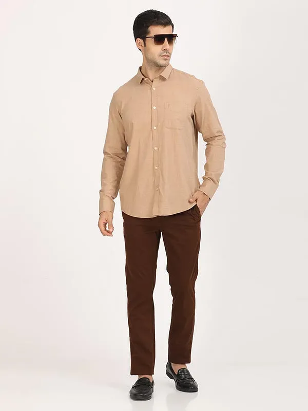 Men Brooklyn Fit Cotton Stretch Trouser
