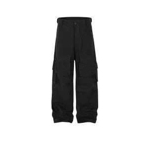 Men's And Women's Wash-up Old Multi-Pocket Crane Pants Men's And Women's High Street Functional Casual Trousers Two-color