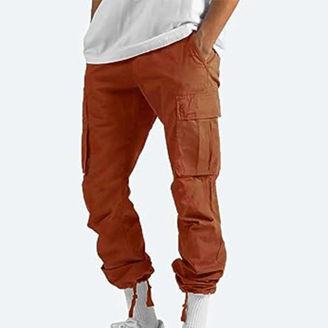 Men’s Cargo Pants Loose Fit Multi-Pocket Trousers – Ethan