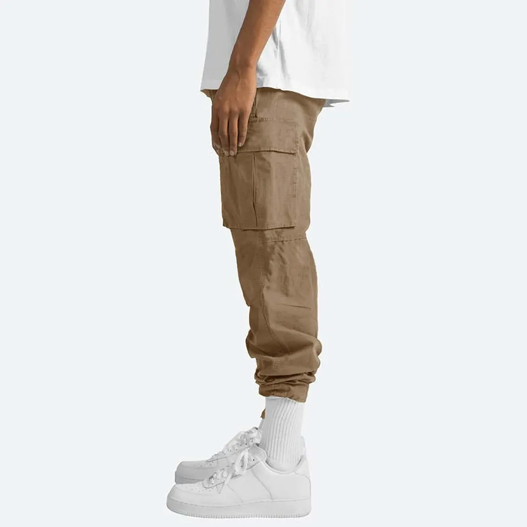 Men’s Cargo Pants Loose Fit Multi-Pocket Trousers – Ethan