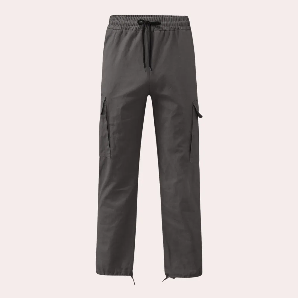 Men’s Cargo Pants Loose Fit Multi-Pocket Trousers – Ethan